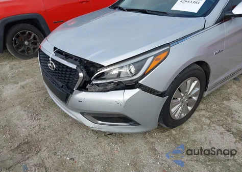 2017 Hyundai Sonata Hybrid Se из США, поврежденный, VIN KMHE24L14HA059162